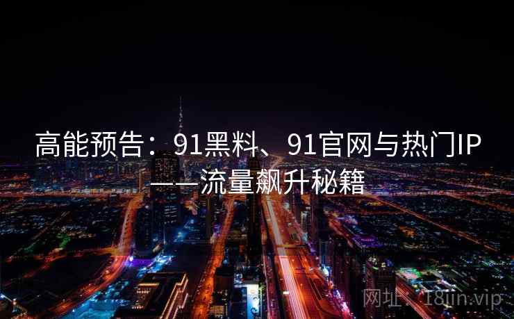 高能预告：91黑料、91官网与热门IP——流量飙升秘籍